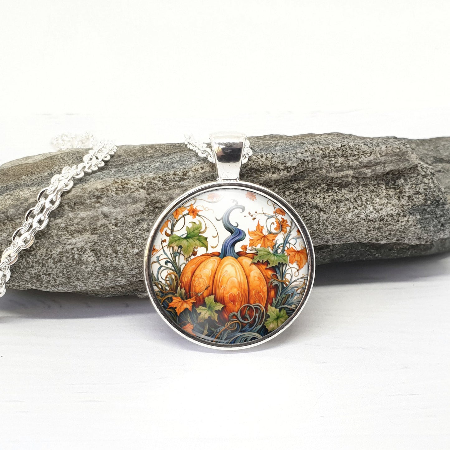 Halloween Pumpkin Necklace