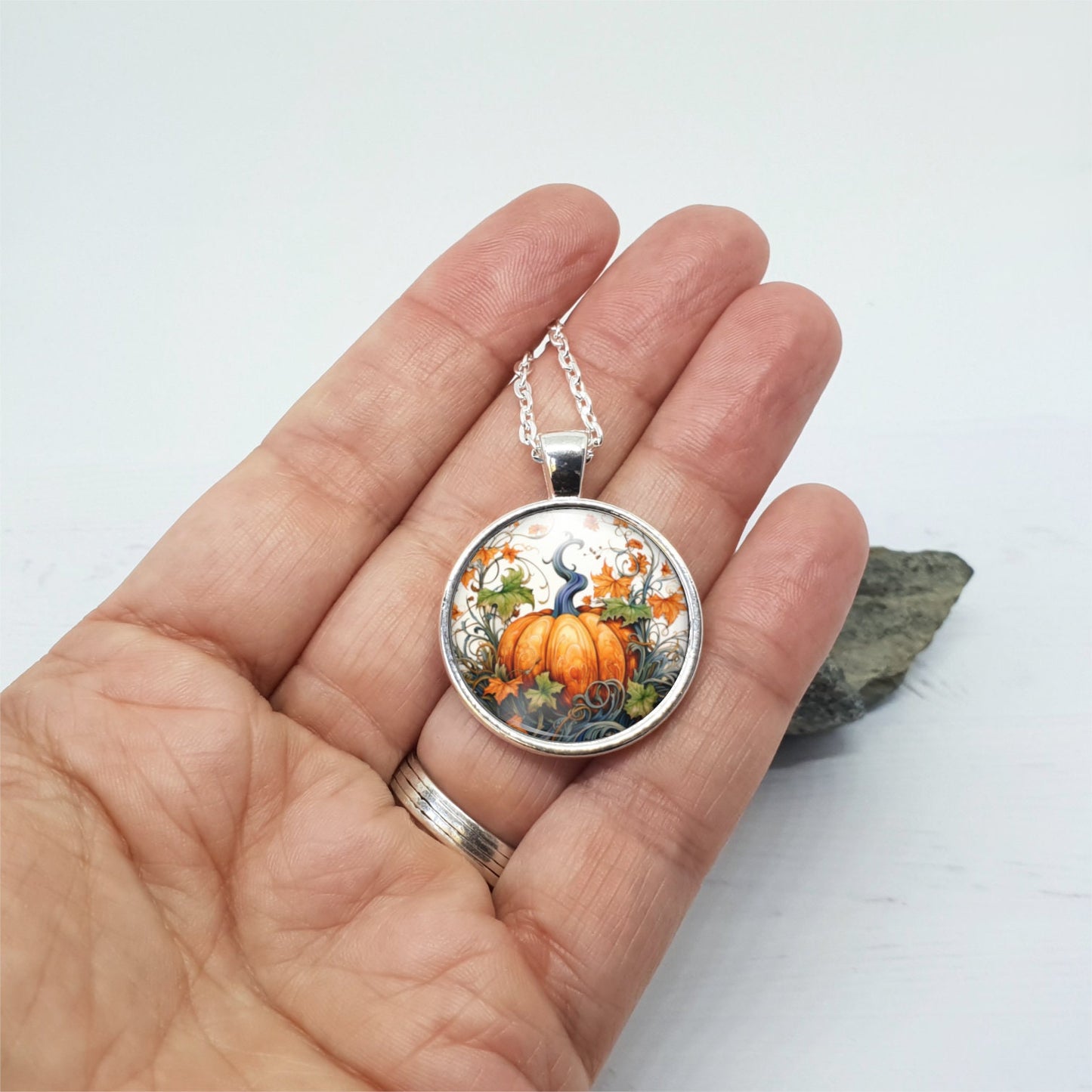 Halloween Pumpkin Necklace