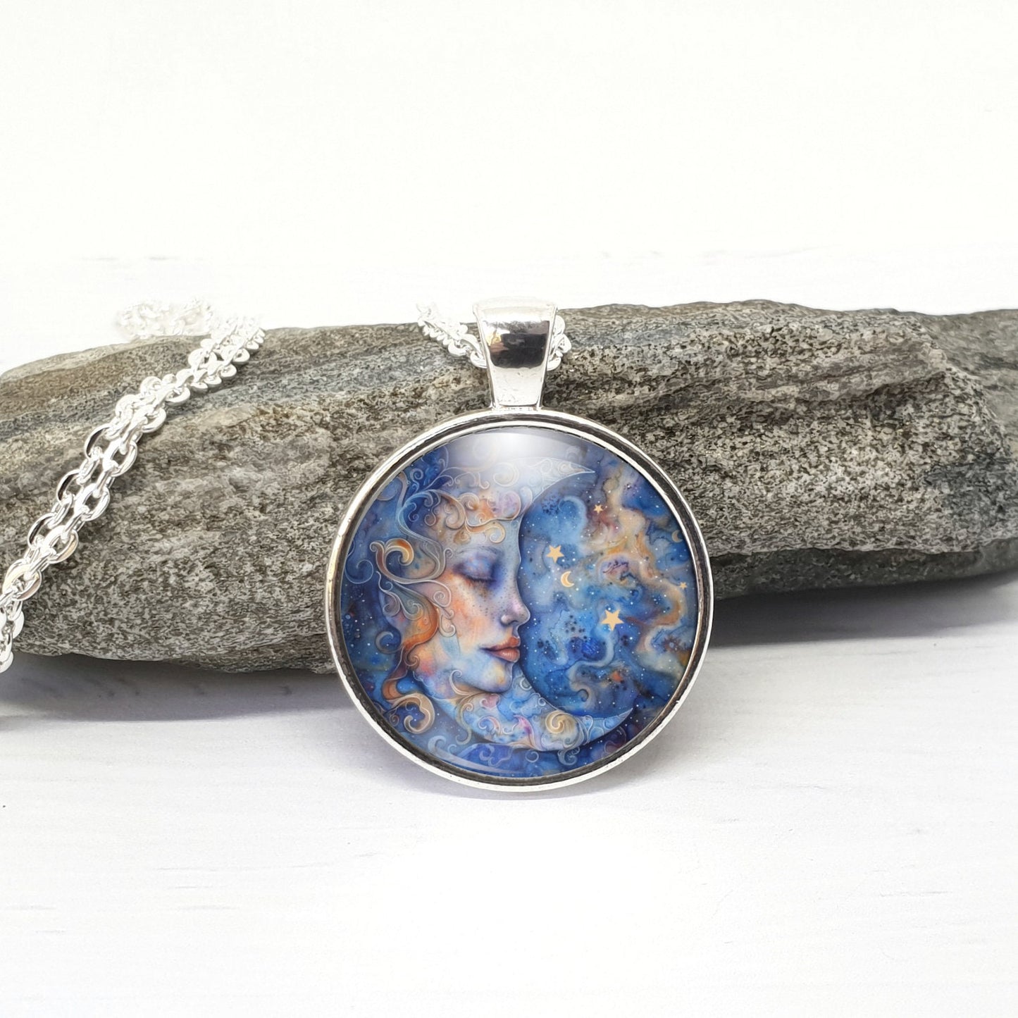 Celestial Crescent Moon Necklace