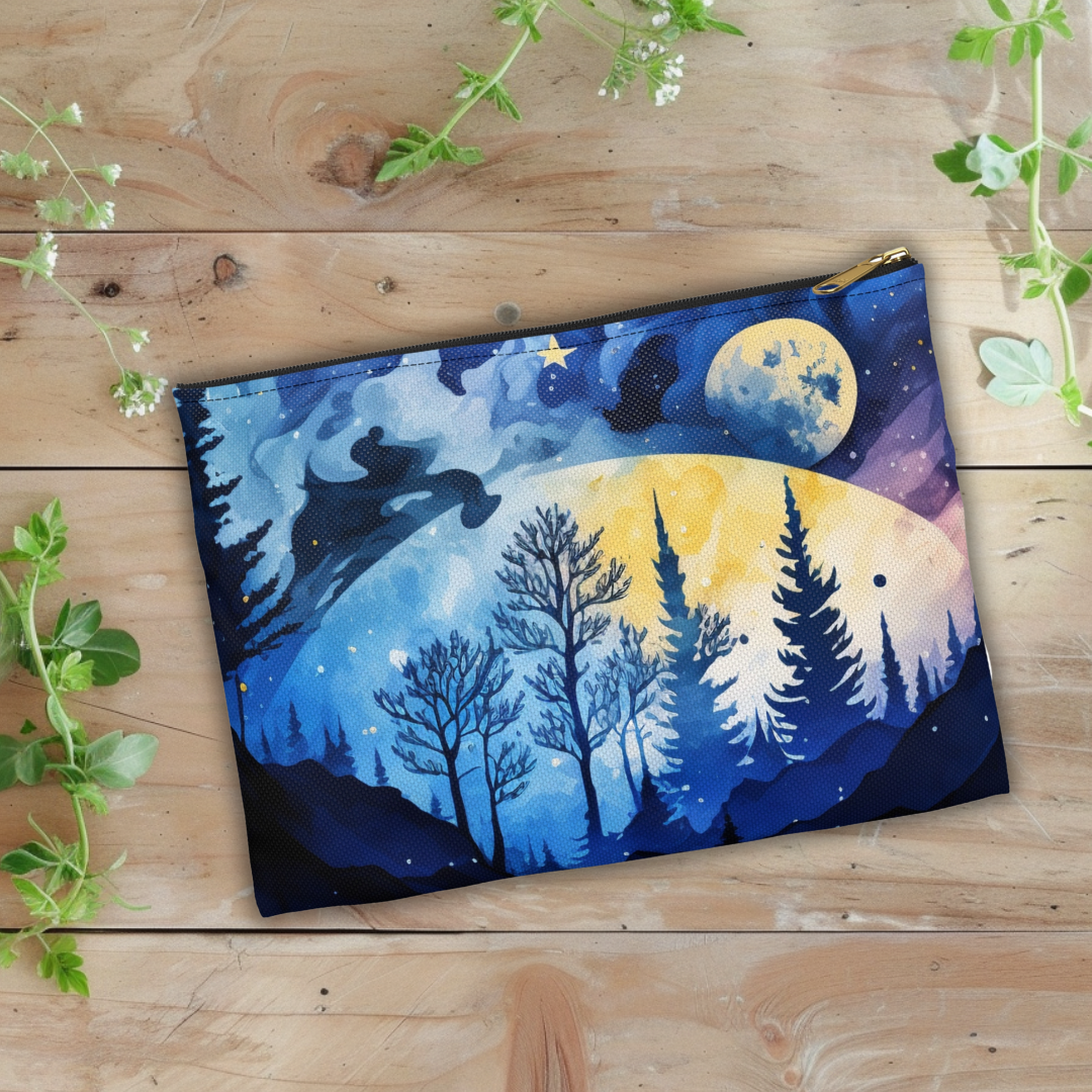 Midnight Forest Travel Pouch