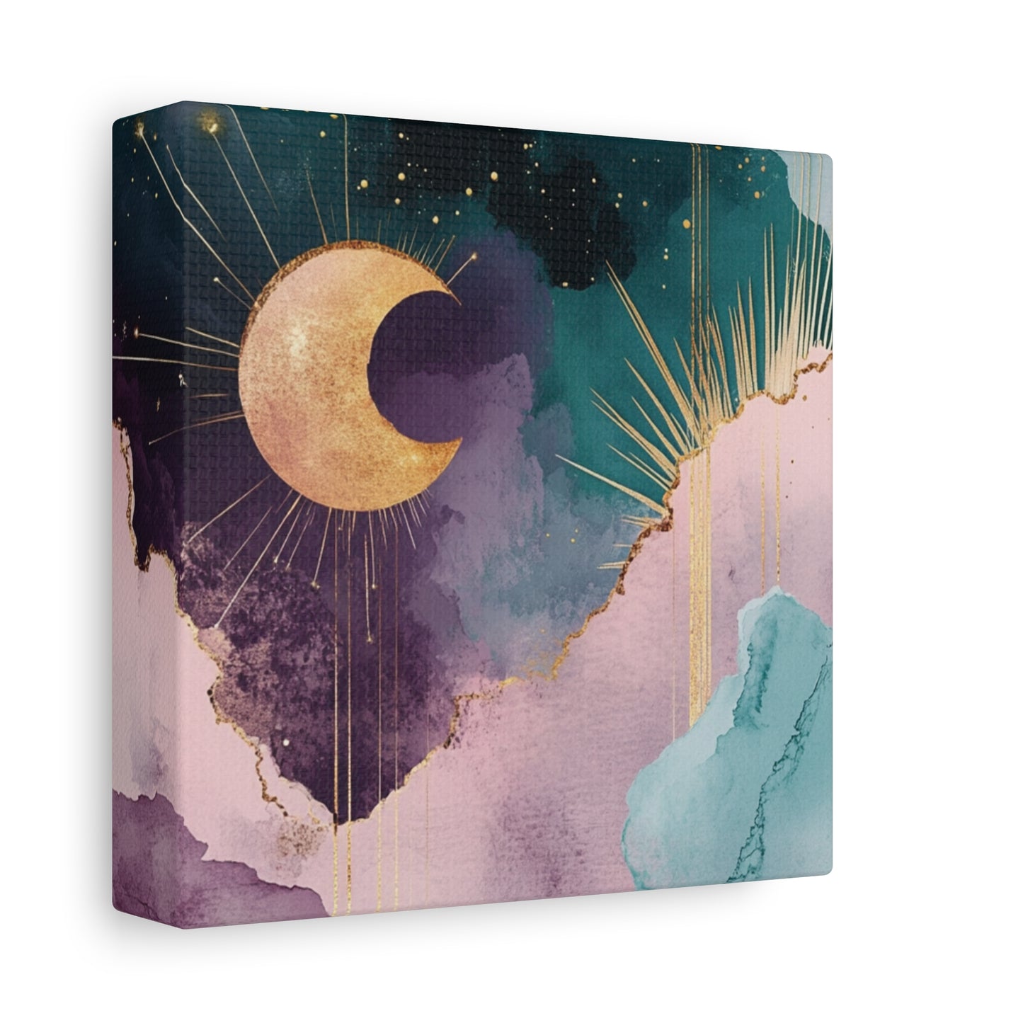 Abstract Celestial Wall Art - 6 Inch Square Little Art Print